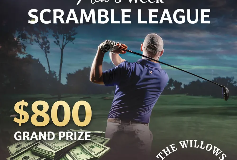 NEW! 5-Week Spring League– $800 Grand Prize!